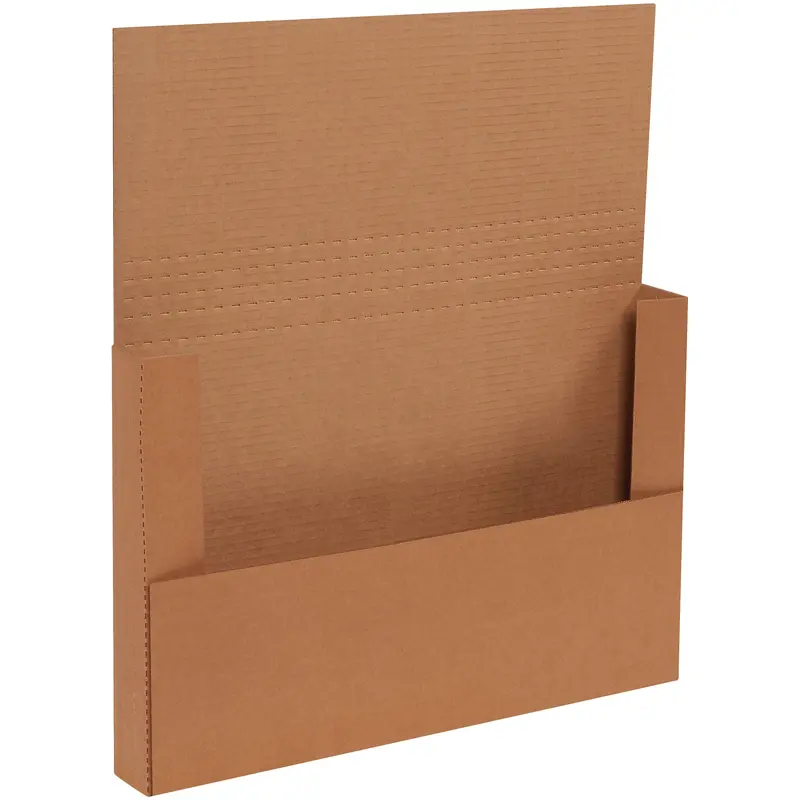 18 x 12 x 2" Kraft Easy-Fold Mailers (M18122BFK) Bundle Of 50