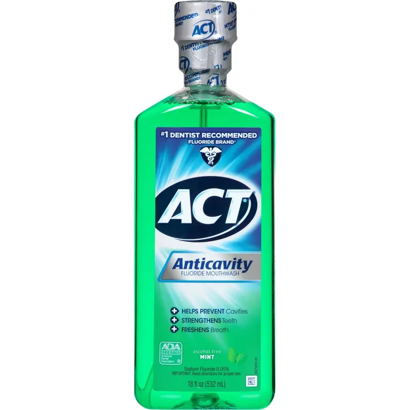Act Flouride Rinse 18 oz. Mint Flavor (697207_EA) 1/EA