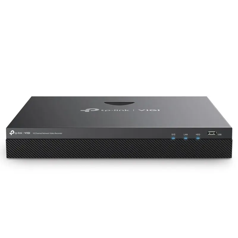 TP-Link VIGI NVR2016H 16 Channel Network Video Recorder, 4K Out, 16MP Decode, H.265 , ONVIF, 2-Way Audio, Remote Monitoring (HDD Not Included)