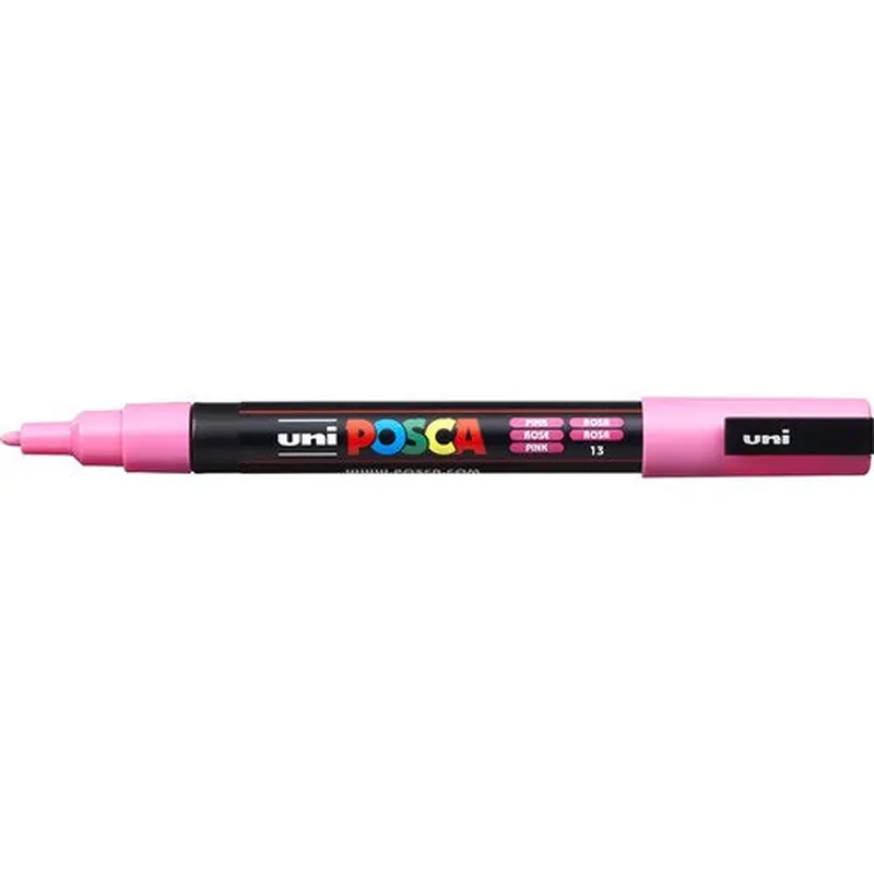 Uni Posca PC-3M Paint Marker Fine 1.3mm Bullet Tip Pink