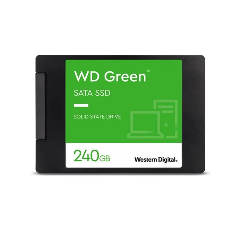 Western Digital WD Green 240GB 2.5' SATA SSD 545R/430W MB/s 80TBW 3D NAND 7mm 3 Years Wty ~WDS240G2G0A (LS) replacement WDS240G5G0A