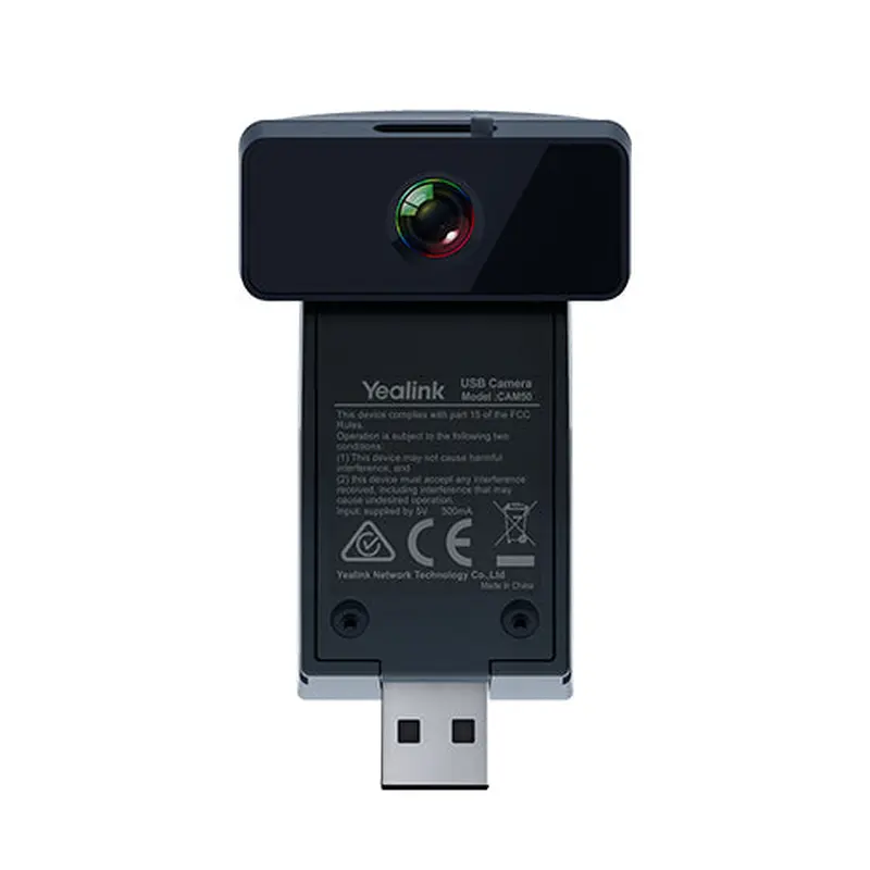 Yealink CAM50 Camera Compatible with Yealink SIP-T58W/SIP-T58A IP Phones, 5 mega-pixel HD Camera, 720p@30fps, Ease-of-use, Plug and Play