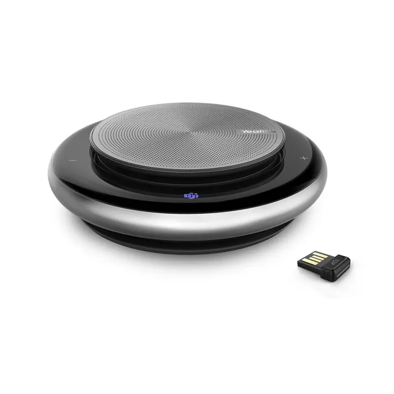 Yealink CP900 Portable Speakerphone Microsoft Teams USB/Bluetooth, High-Quality Audio, Includes BT50 Bluetooth Dongle ( Dongle in Hand Strap )