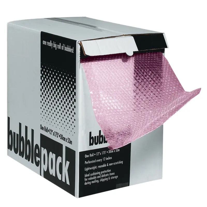 1/2" x 24" x 50' Anti-Static Bubble Dispenser Pack (BD1224AS) Each