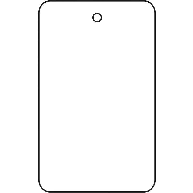 1 3/4 x 2 7/8" White Garment Tags (G26016) Case Of 1000