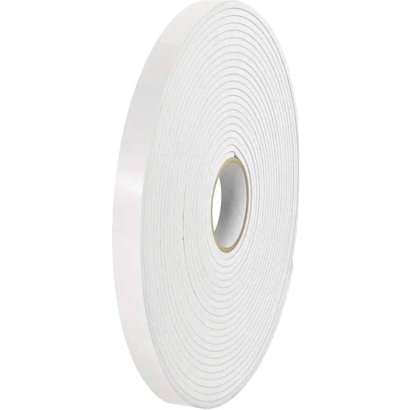 1" x 36 yds. (1/16" White) (2 Pack) TAPE LOGIC Removable Double Sided Foam Tape (T9555902PK) Case Of 2