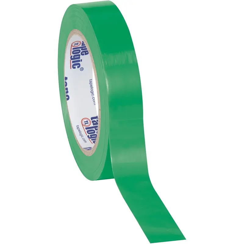 1" x 36 yds. Green (3 Pack) Tape Logic Solid Vinyl Safety Tape (T91363PKG) Case Of 3