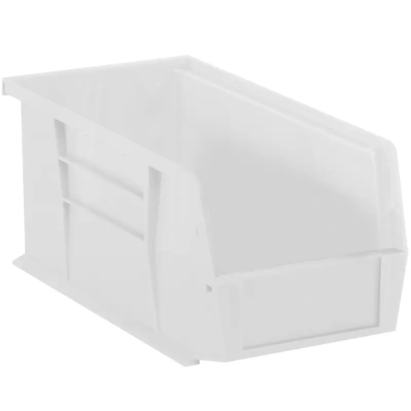 10 7/8 x 5 1/2 x 5" Clear Plastic Stack & Hang Bin Boxes (BINP1155CL) Case Of 12