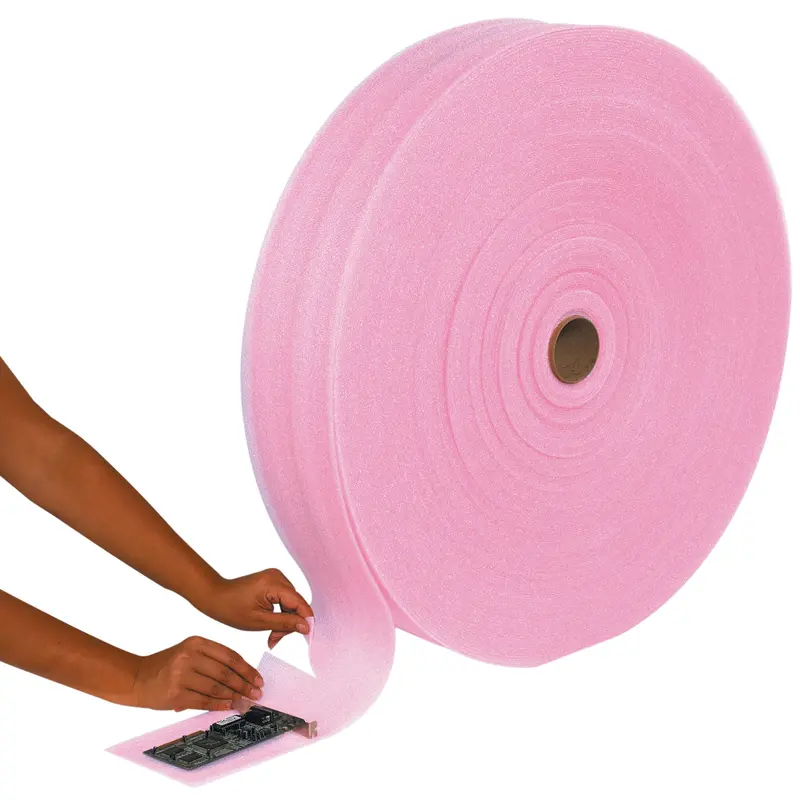 1/4" x 12" x 250' (6) Perforated Anti-Static Air Foam Rolls (FW14S12ASP) Bundle Of 6