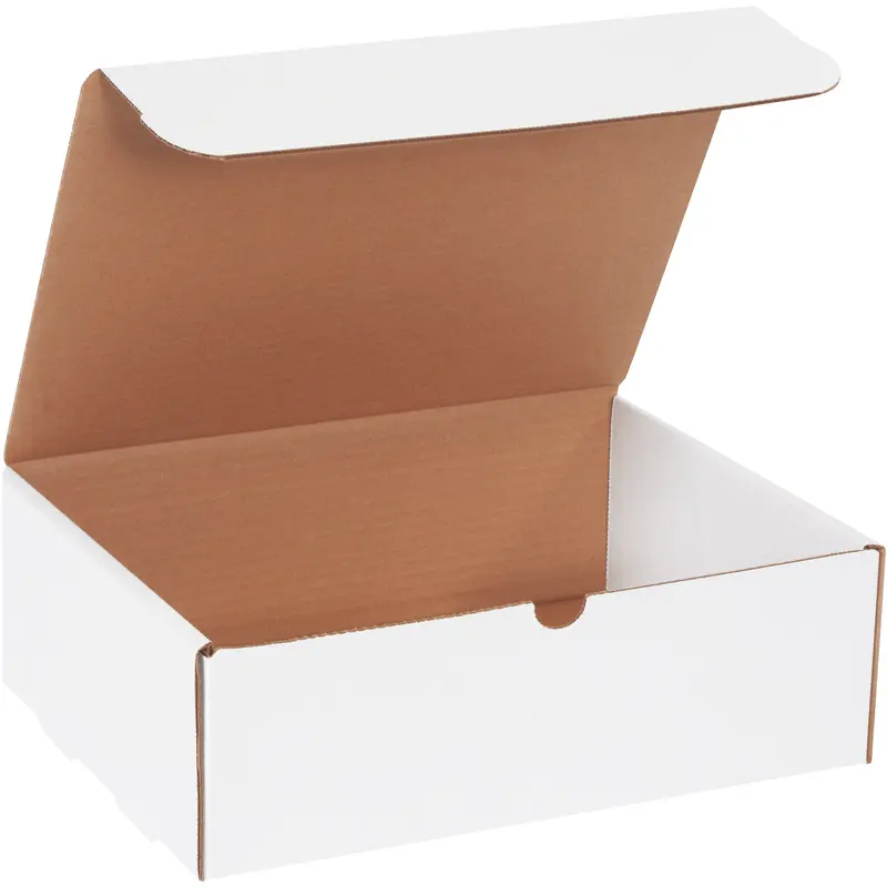 12 1/8 x 9 1/4 x 4" White Literature Mailers (M1294) Bundle Of 50