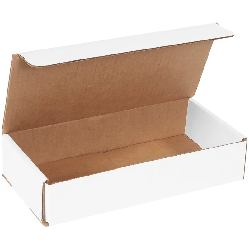 10 x 5 x 2" White Corrugated Mailers (M1052) Bundle Of 50