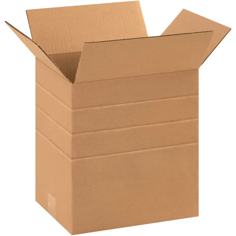 11 1/4 x 8 3/4 x 12" Multi-Depth Corrugated Boxes (MD11812) Bundle Of 25