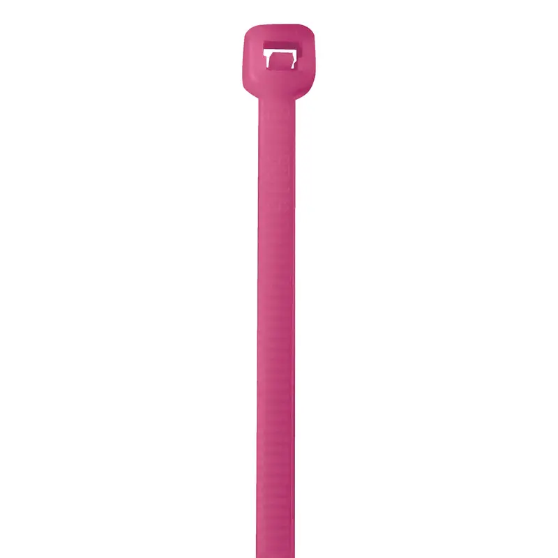 11" 50# Fluorescent Pink Cable Ties (CT115L) Case Of 1000