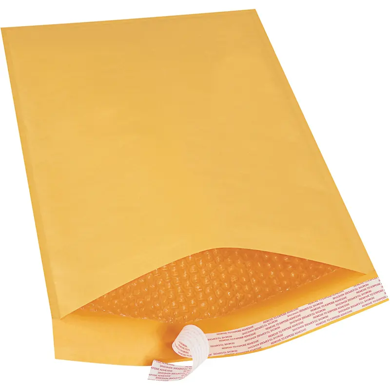 12 1/2 x 19" Kraft (Freight Saver Pack) #6 Self-Seal Bubble Mailers (B859SSR) Case Of 25