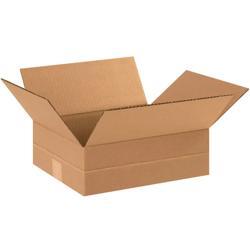 12 x 10 x 4" Multi-Depth Corrugated Boxes (MD12104) Bundle Of 25