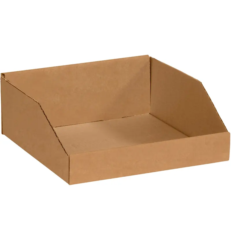 12 x 12 x 4-1/2" Kraft Bin Boxes (BINMT121214K) Bundle Of 50