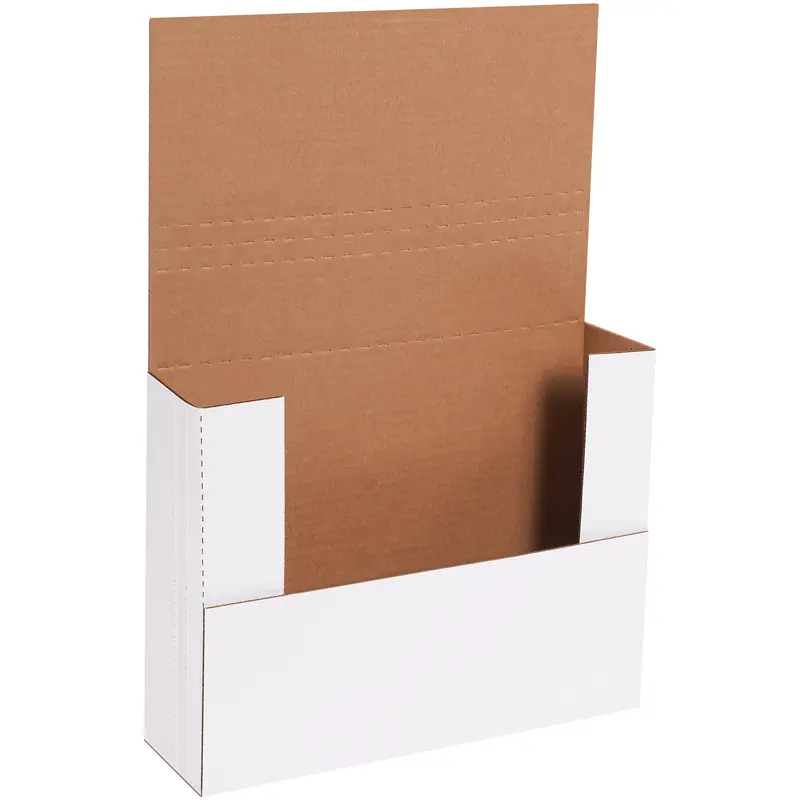 12 x 9 x 3" White Easy-Fold Mailers (M12932BF) Bundle Of 50