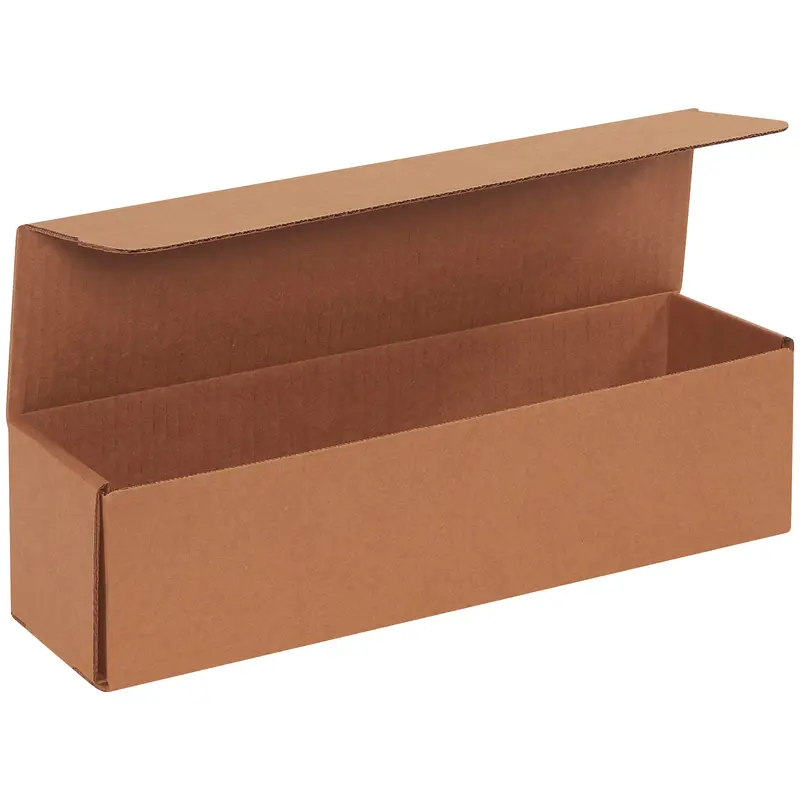 13 1/2 x 3 1/2 x 3 1/2" Kraft Corrugated Mailers (MLRBLK) Bundle Of 50