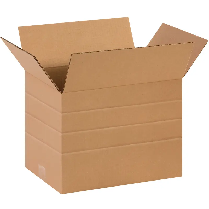 14 x 10 x 10" Multi-Depth Corrugated Boxes (MD141010) Bundle Of 25