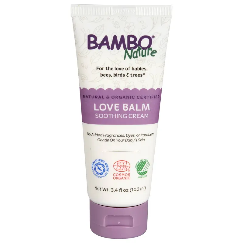 Bambo Nature Love Balm Skin Protectant 3.4 oz. Tube Unscented Cream (1192878_EA) 1/EA