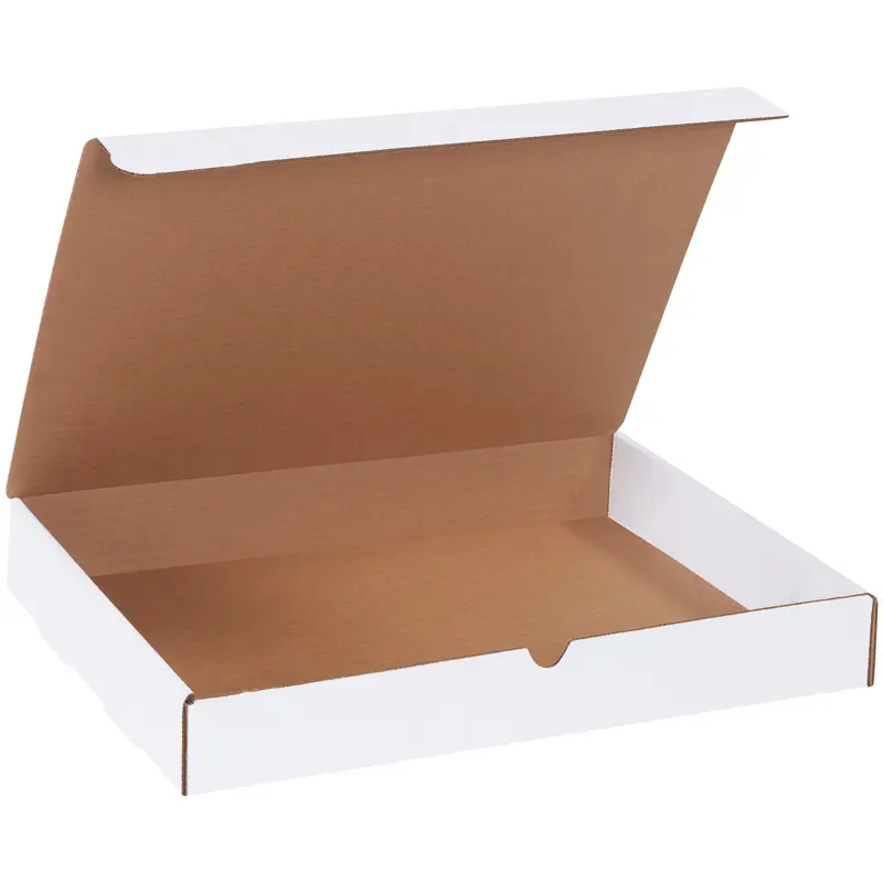 15 1/8 x 11 1/8 x 2" White Literature Mailers (MIBMS500) Bundle Of 50