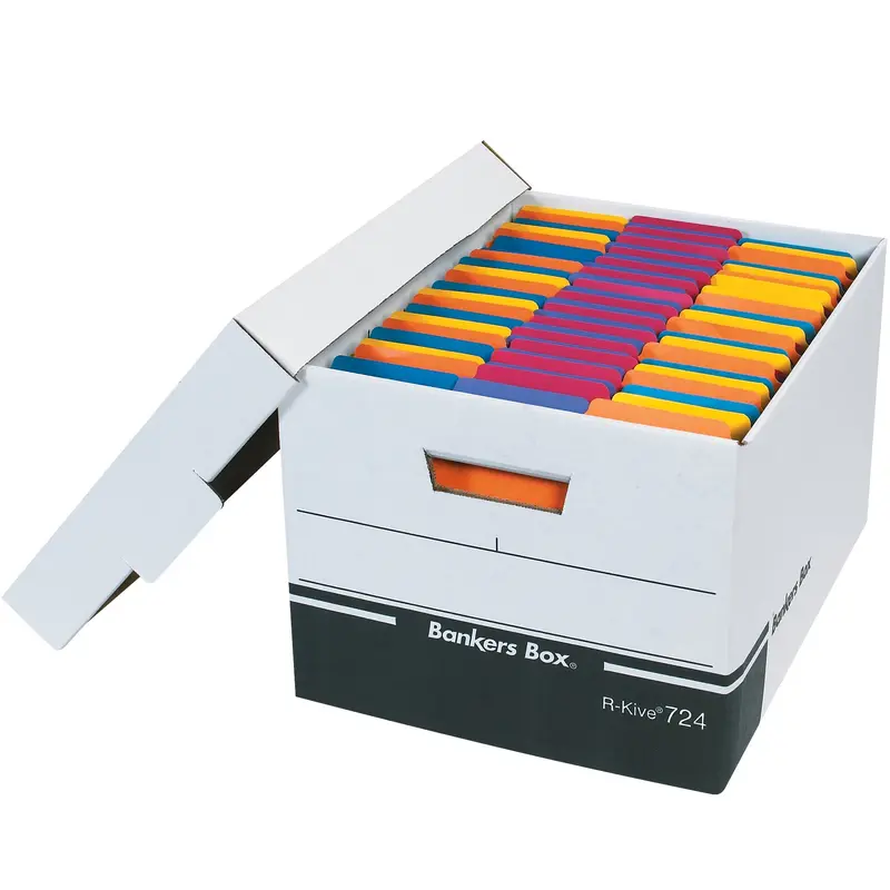 15 x 12 x 10" Black R-Kive File Storage Boxes (FSB150) Case Of 12