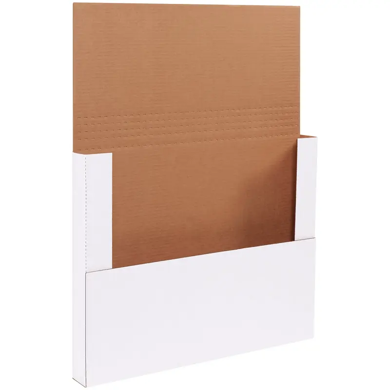 18 x 12 x 2" White Easy-Fold Mailers (M18122BF) Bundle Of 50