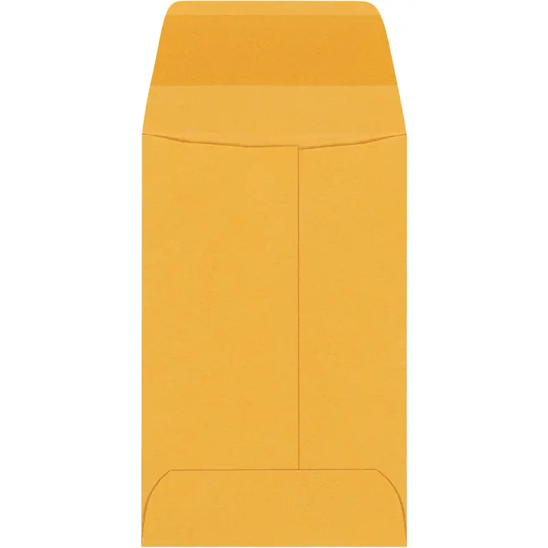 2 1/4 x 3 1/2" Kraft Gummed Envelopes (EN1028) Case Of 5000