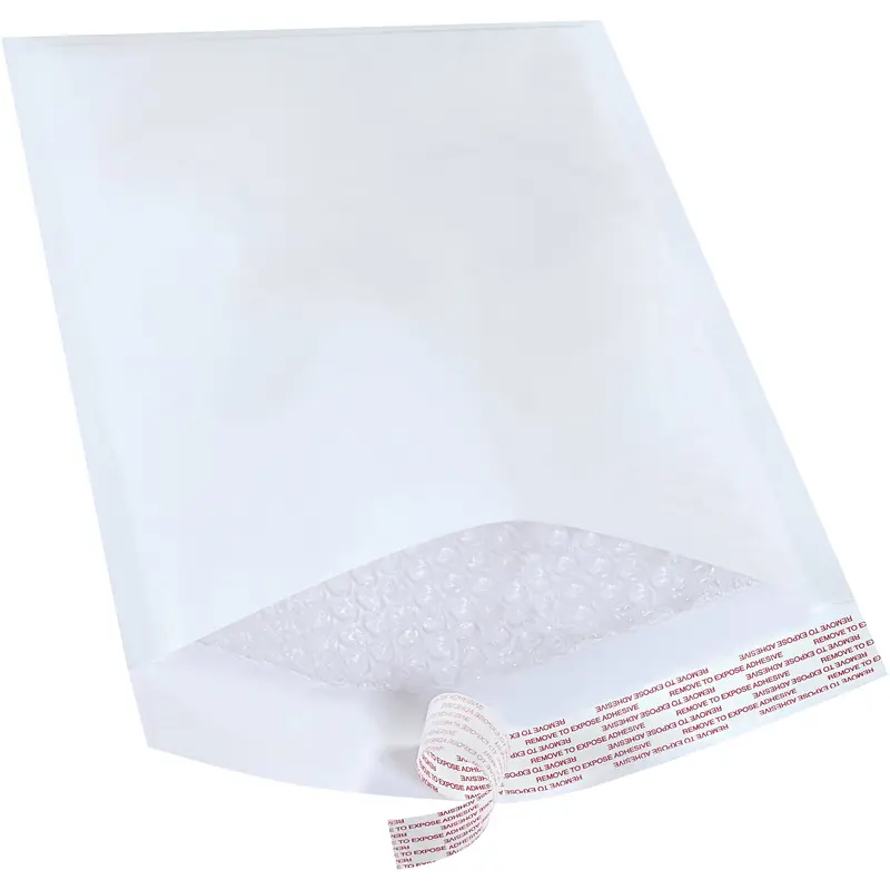 8 1/2 x 14 1/2" White #3 Self-Seal Bubble Mailers (B856WSS) Case Of 100