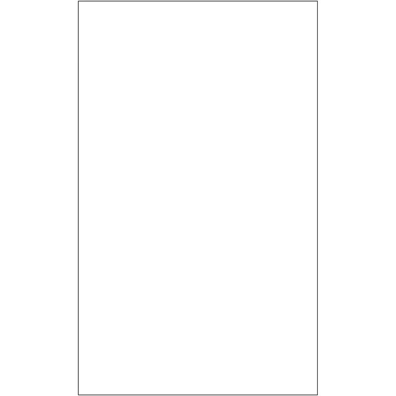 8 1/2 x 14" White Rectangle Laser Labels (LL137) Case Of 100