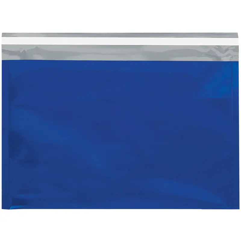 9 1/2 x 12 3/4" Blue Metallic Glamour Mailers (GFM0912B) Case Of 250