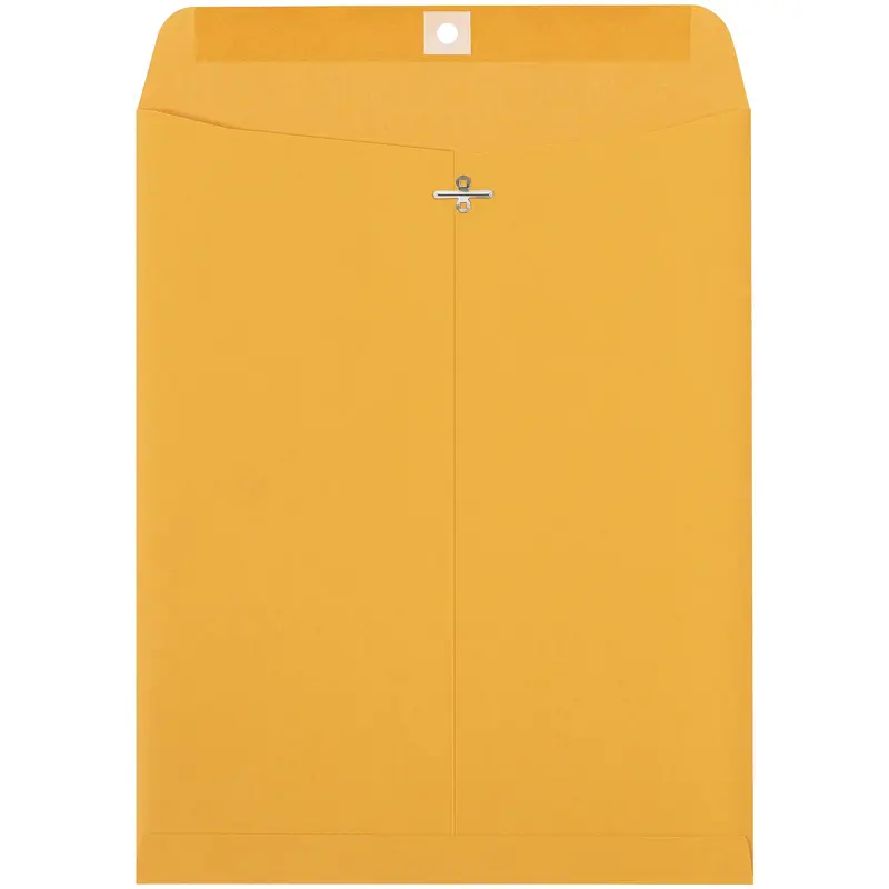 9 1/2 x 12 1/2" Kraft Clasp Envelopes (EN1005) Case Of 500