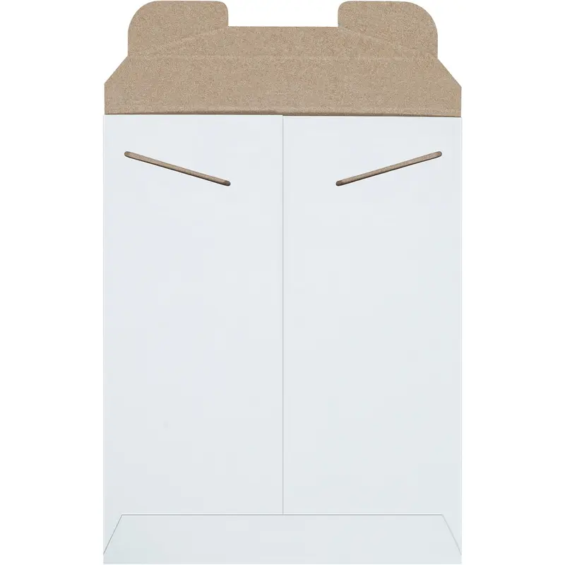 9 x 11 1/2" White Stayflats Mailers (RM2W) Case Of 100