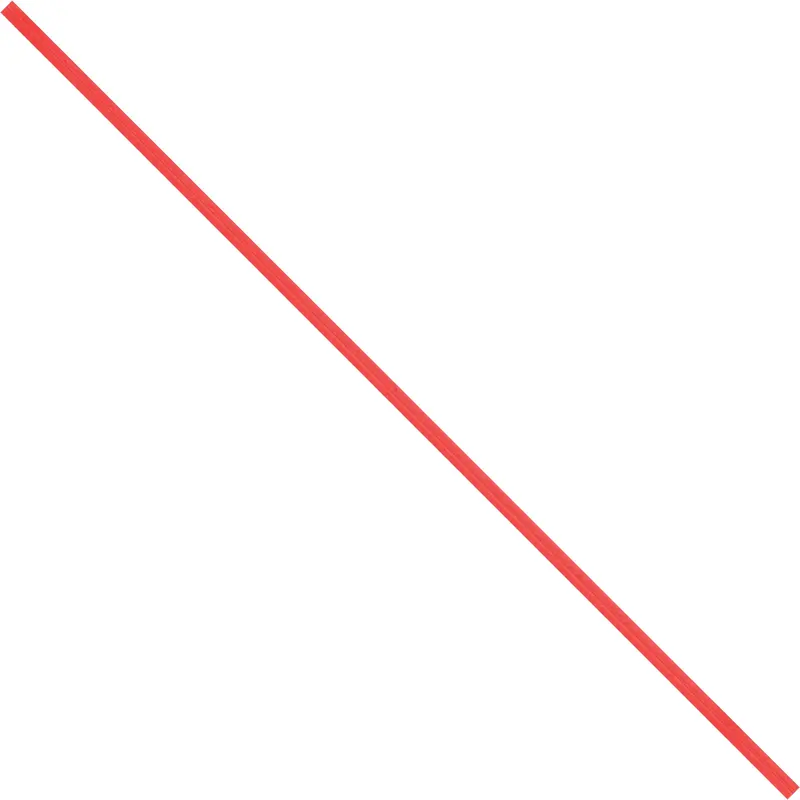 9 x 5/32" Red Paper Twist Ties (PBT9R) Case Of 2000
