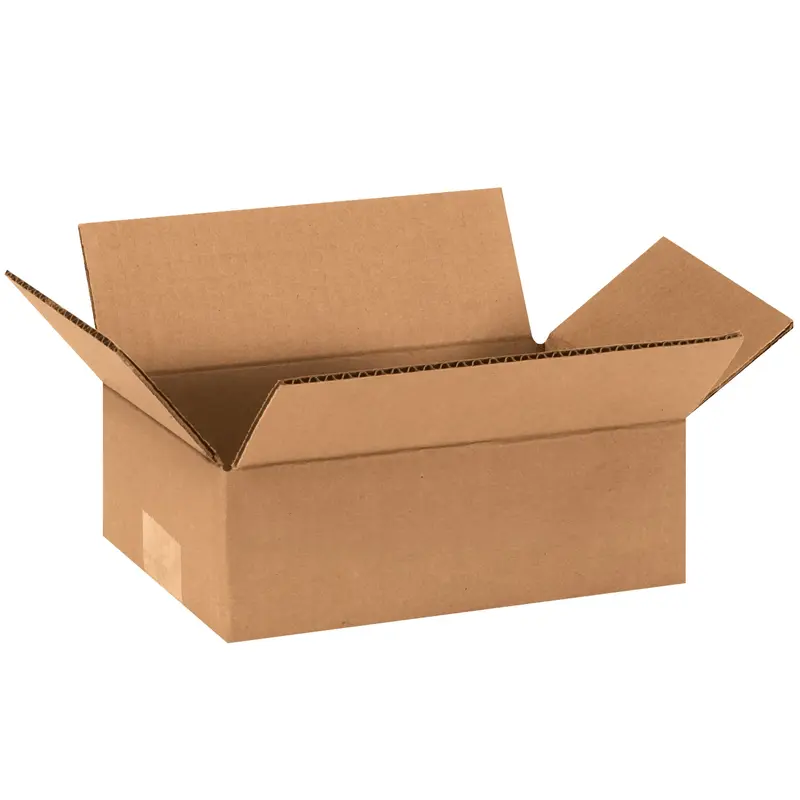 9 x 6 x 3" Flat Corrugated Boxes (963) Bundle Of 25