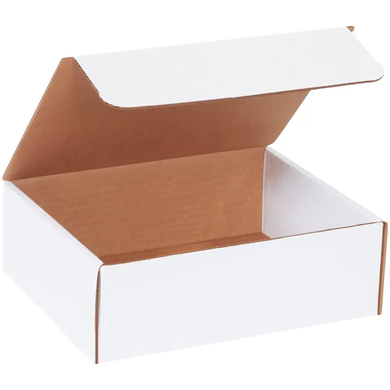 9 x 7 1/2 x 3" White Literature Mailers (ML973) Bundle Of 50