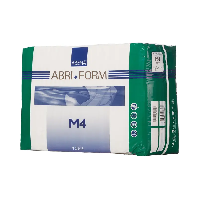 Abri-Form Comfort M4 Unisex Adult Incontinence Brief Medium Disposable Heavy Absorbency (938010_CS) 42/CS