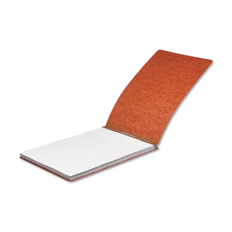 ACCO Pressboard Report Cover with Tyvek Reinforced Hinge, Two-Piece Prong Fastener, 3" Capacity, 11 x 17,  Red/Red (ACC47078) 1 Pack of 1