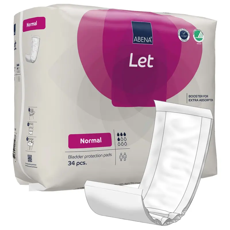Abena Abri-Let Normal Incontinence Liner 4.3 X 15.3 Inch Light Absorbency Fluff / Polymer Core One Size Fits Most (1218246_PK) 34/PK