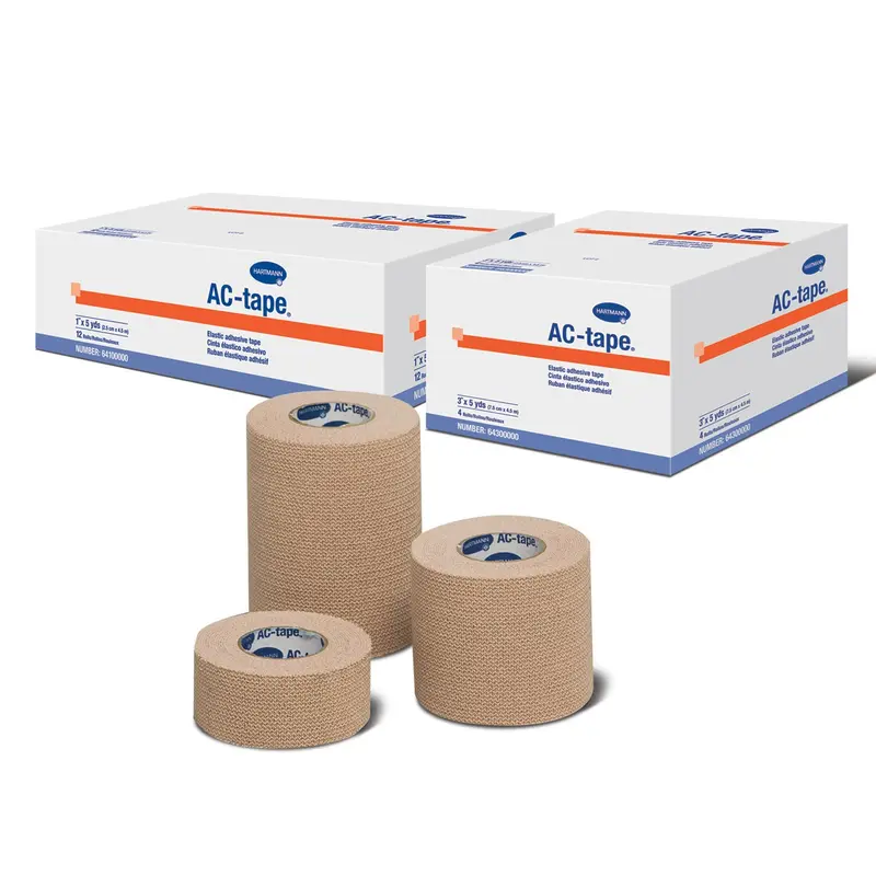 AC-tape Athletic Tape Tan 3 Inch X 5 Yard Cotton NonSterile (442376_CS) 48/CS