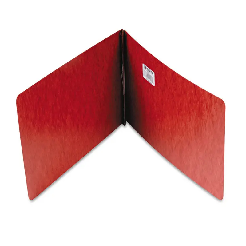 ACCO Pressboard Report Cover with Tyvek Reinforced Hinge, Two-Piece Prong Fastener, 2" Capacity, 8.5 x 14, Red/Red (ACC19928) 1 Pack of 1