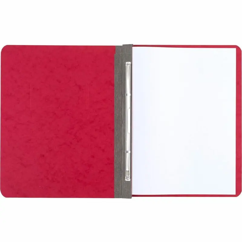ACCO Presstex Report Cover, Side Bound, Prong Clip, Letter, 3" Cap, Executive Red (ACC25079) 1 Pack of 1