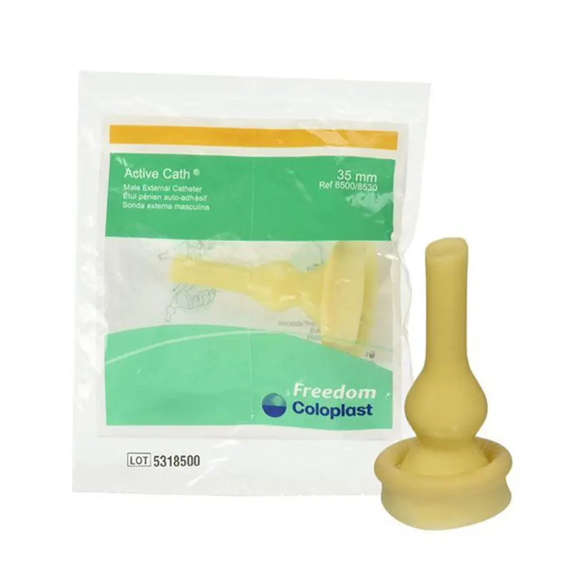 Active Cath Male External Catheter Self-Adhesive Seal Latex Intermediate (330157_EA) 1/EA