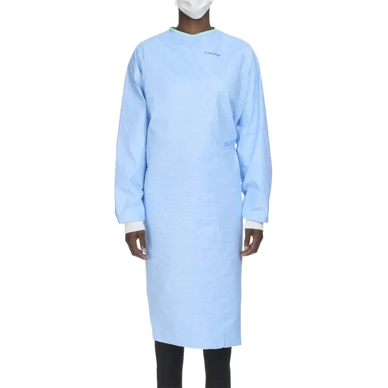 Aero Blue Surgical Gown with Towel Large Blue Sterile AAMI Level 3 Disposable (938744_CS) 32/CS