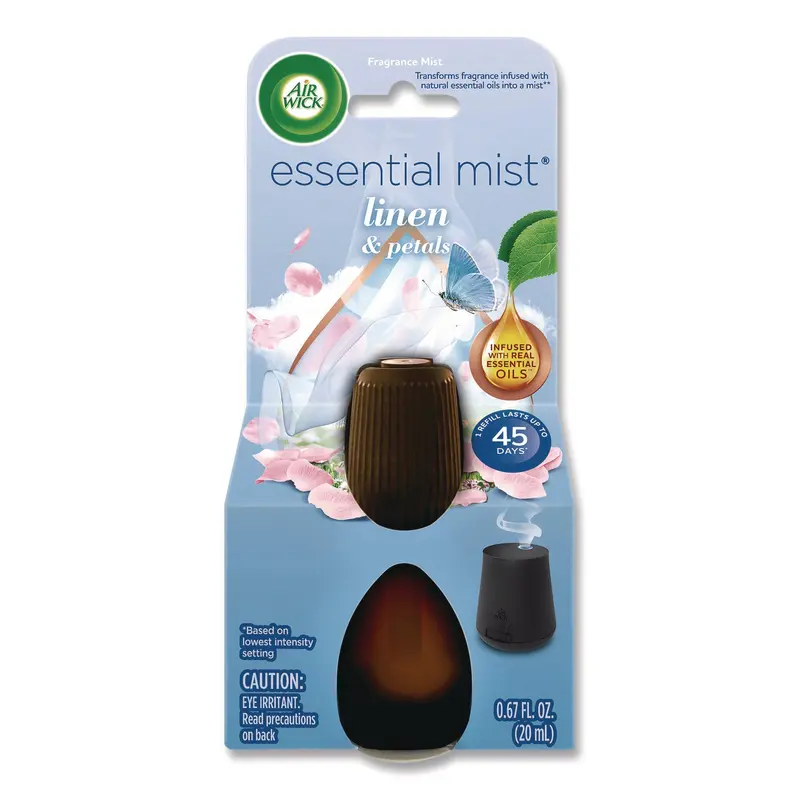 Air Wick Essential Mist Refill, Linen and Petals, 0.67 oz (RAC6233802760) Each