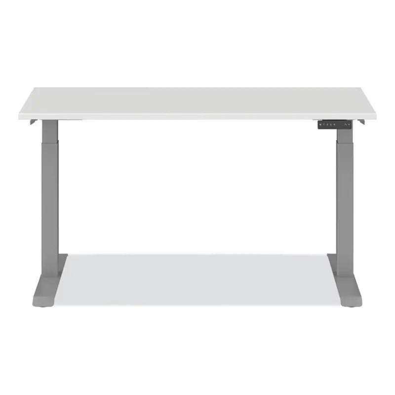 Alera AdaptivErgo Sit-Stand Three-Stage Electric Height-Adjustable Table with Memory Controls, 60 x 24 x 30" to 49", White (ALEHT3SAGBD) Each