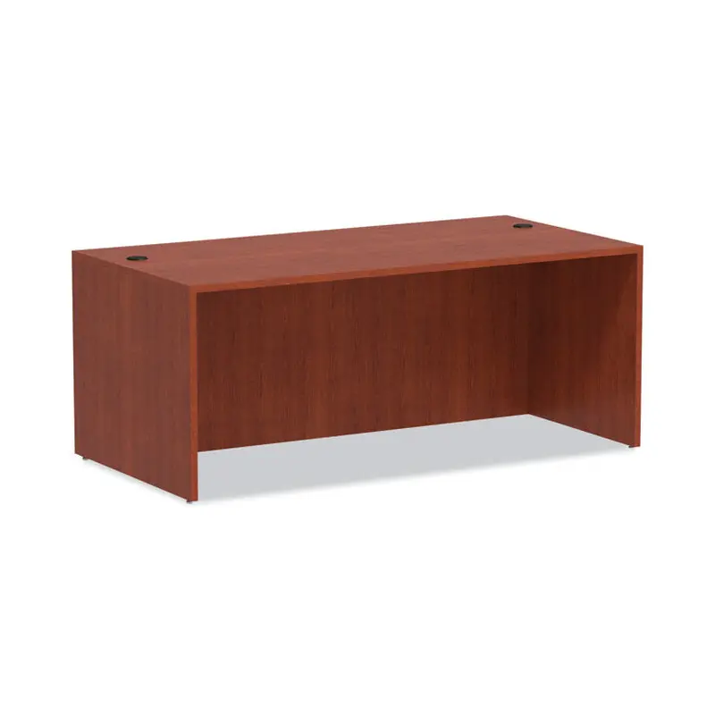 Alera Alera Valencia Series Straight Front Desk Shell, 71" x 35.5" x 29.63", Medium Cherry (ALEVA217236MC) Each