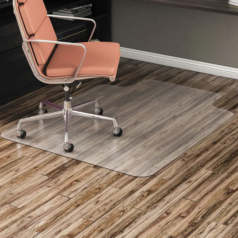Alera All Day Use Non-Studded Chair Mat for Hard Floors, 36 x 48, Lipped, Clear (ALEMAT3648HFL) Each