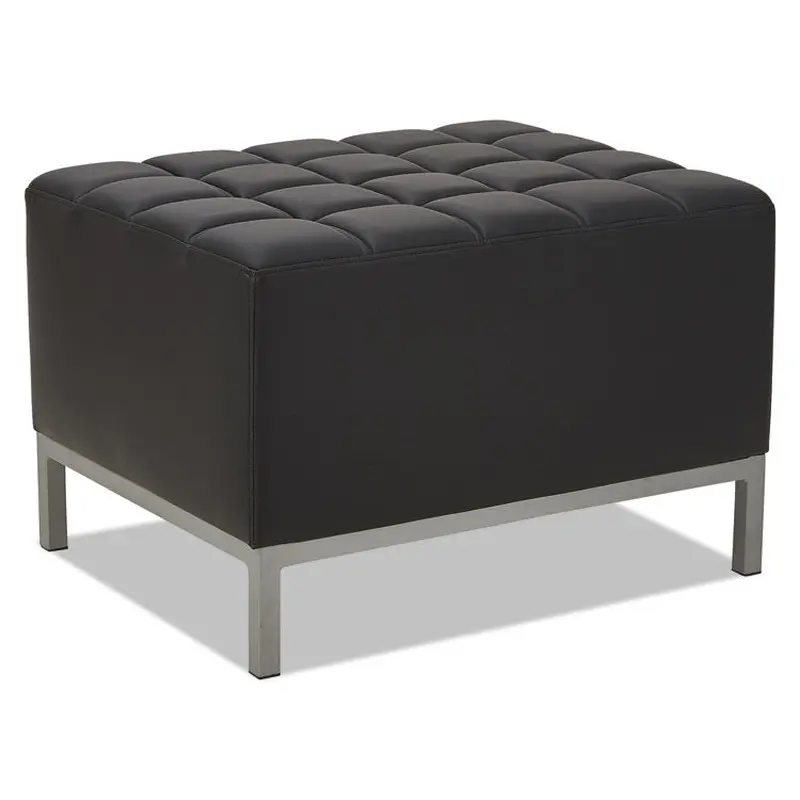 Alera Alera QUB Series Ottoman, 26.38w x 21.5d x 17.5h, Black (ALEQB8216) Each