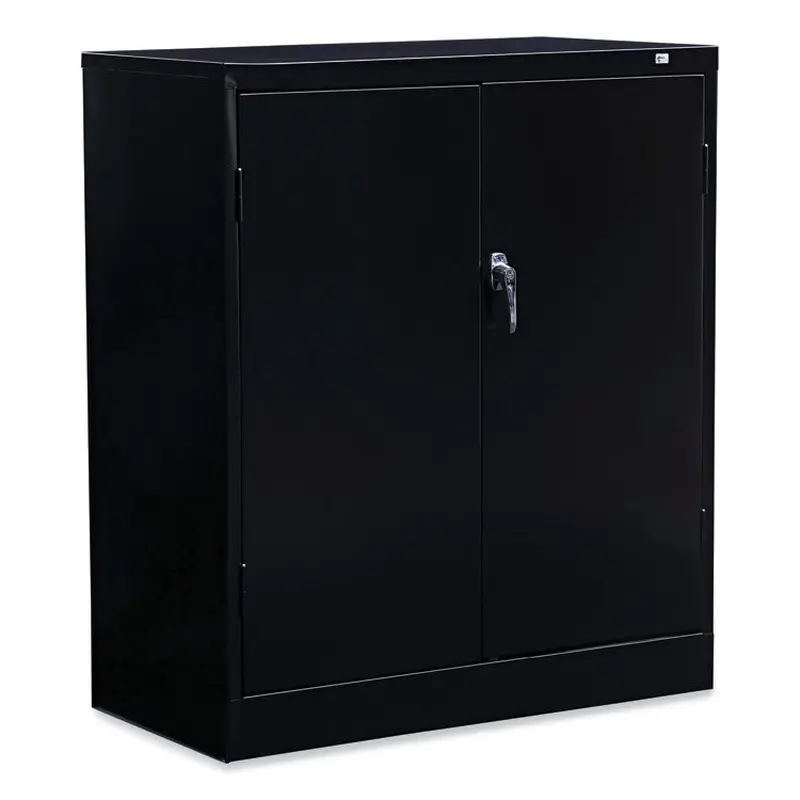 Alera Economy Assembled Storage Cabinet, 36w x 18d x 42h, Black (ALECME4218BK) Each